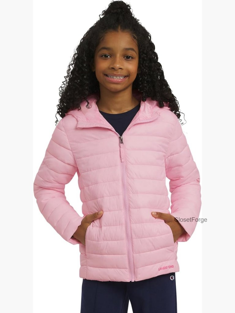 Girls Lightweight Packable Insulated Puffer Jacket